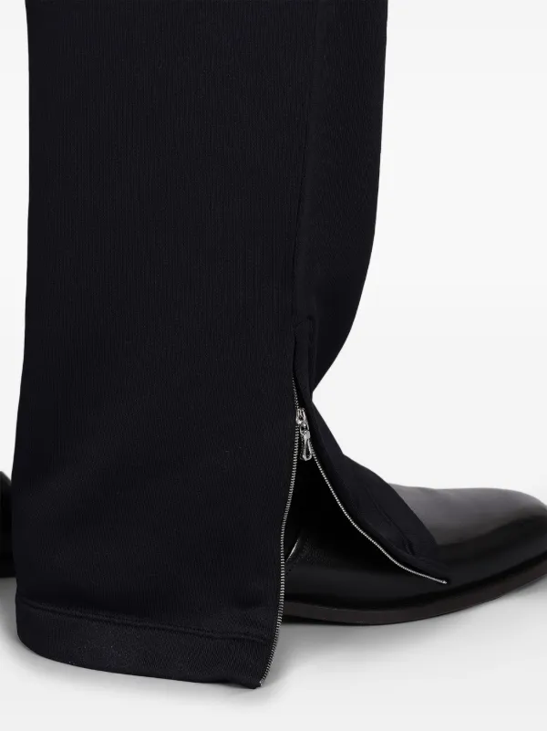 Our legacy トラックスウェットパンツ OUR LEGACY ジップディテール トラックパンツ | ブルー