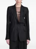 Ann Demeulemeester striped blazer - Black