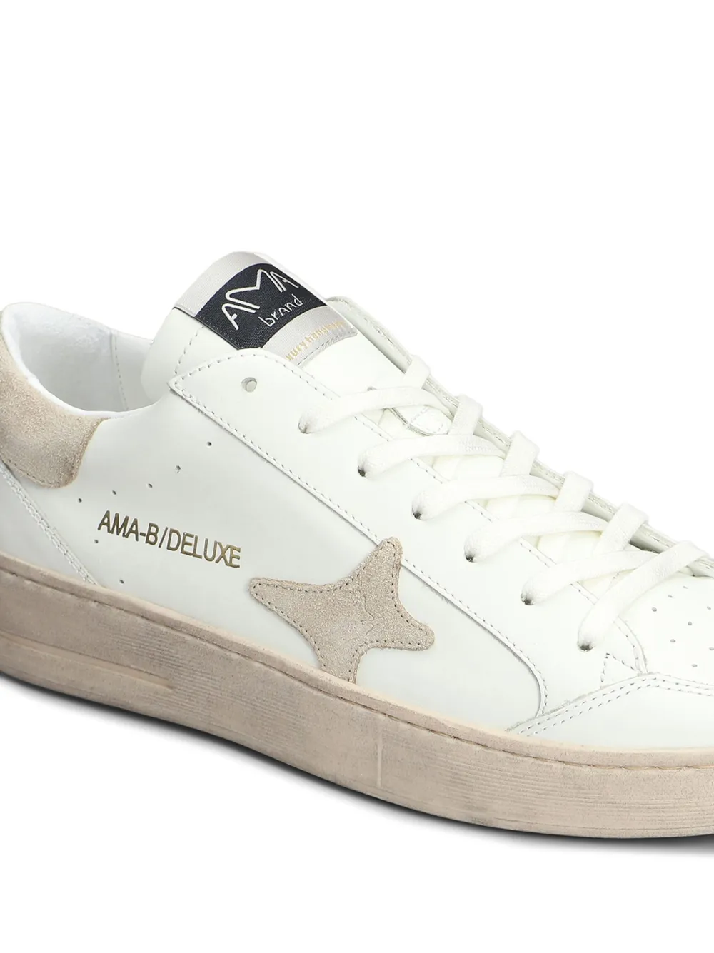 Ama Brand leather sneakers White