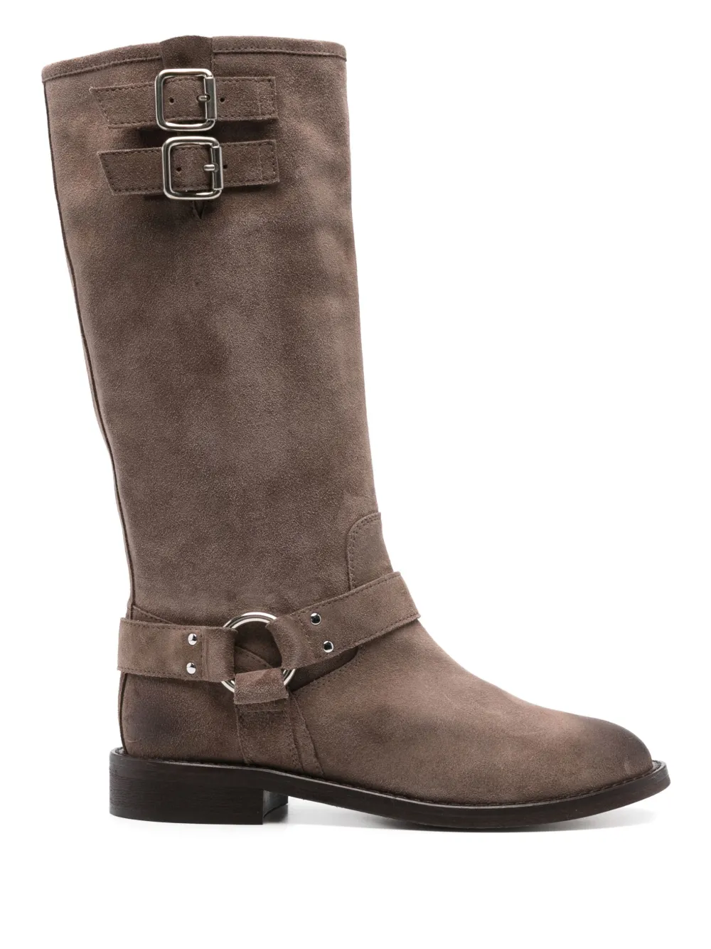 Via Roma 15 suede boots Brown