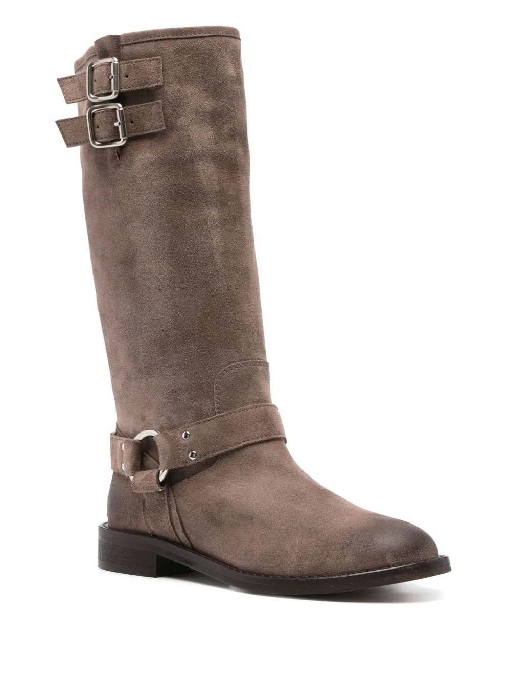 Via Roma 15 suede boots Brown