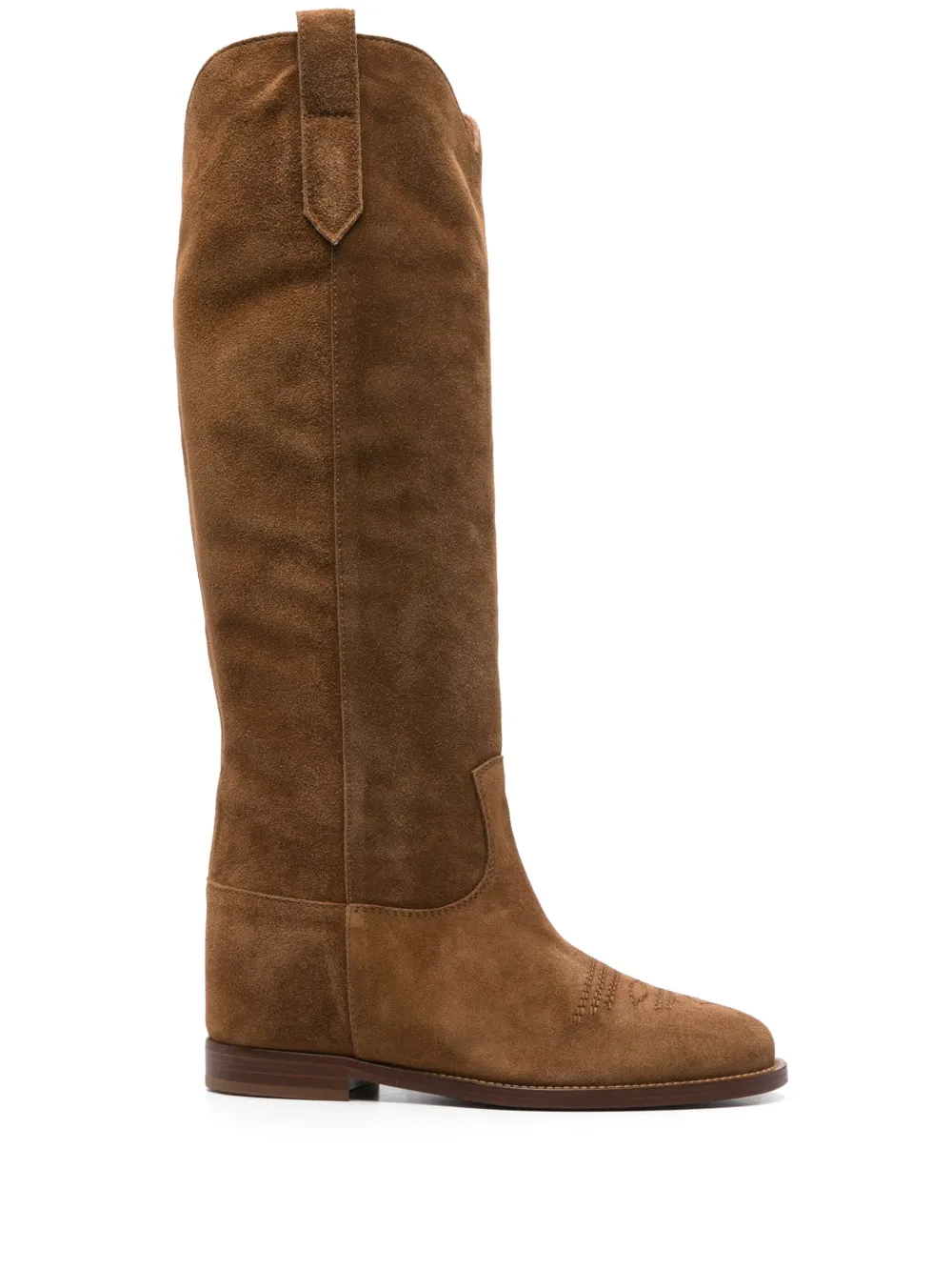 Via Roma 15 suede boots Brown