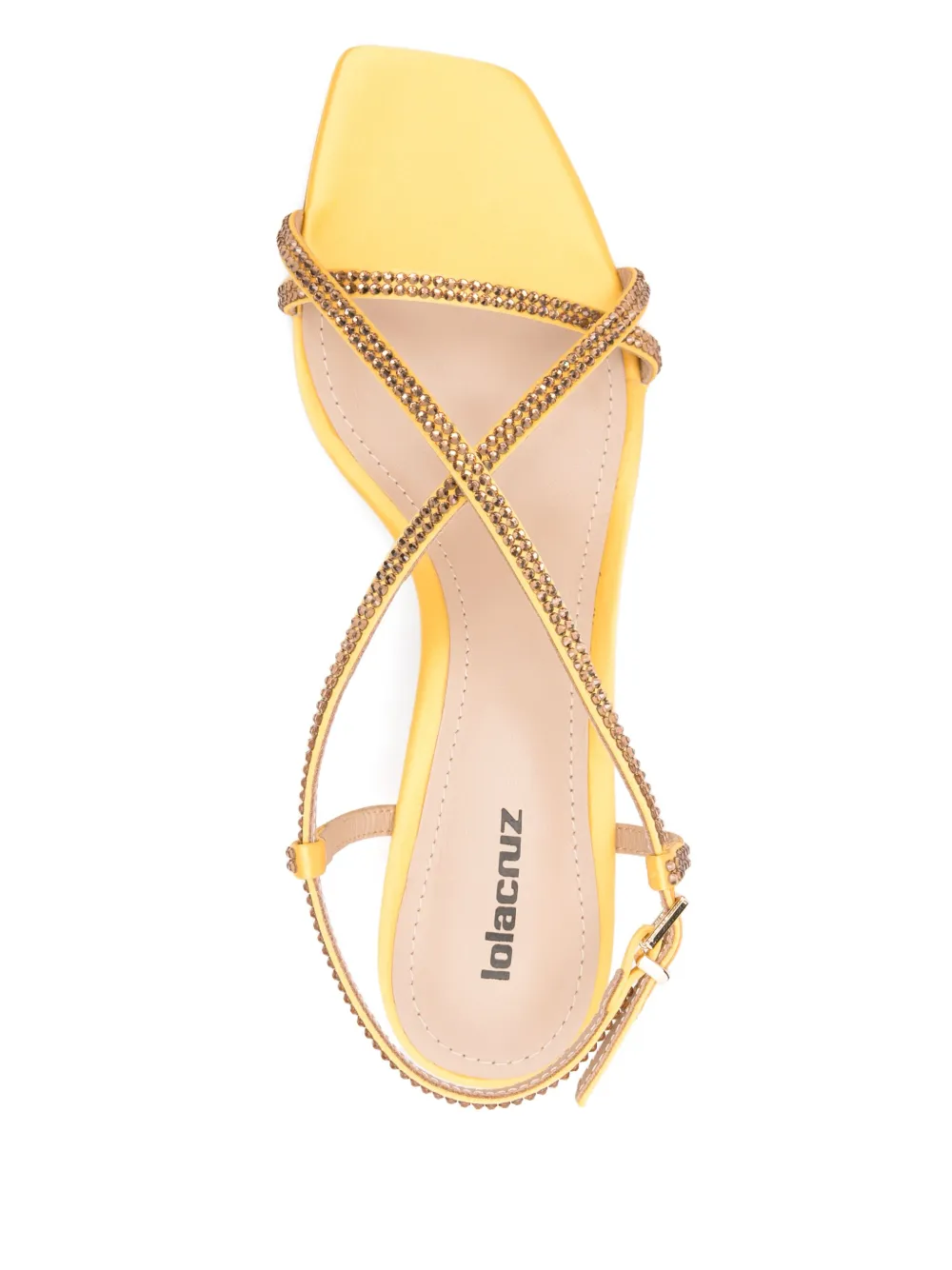 Lola Cruz 55mm Liberty sandals Yellow