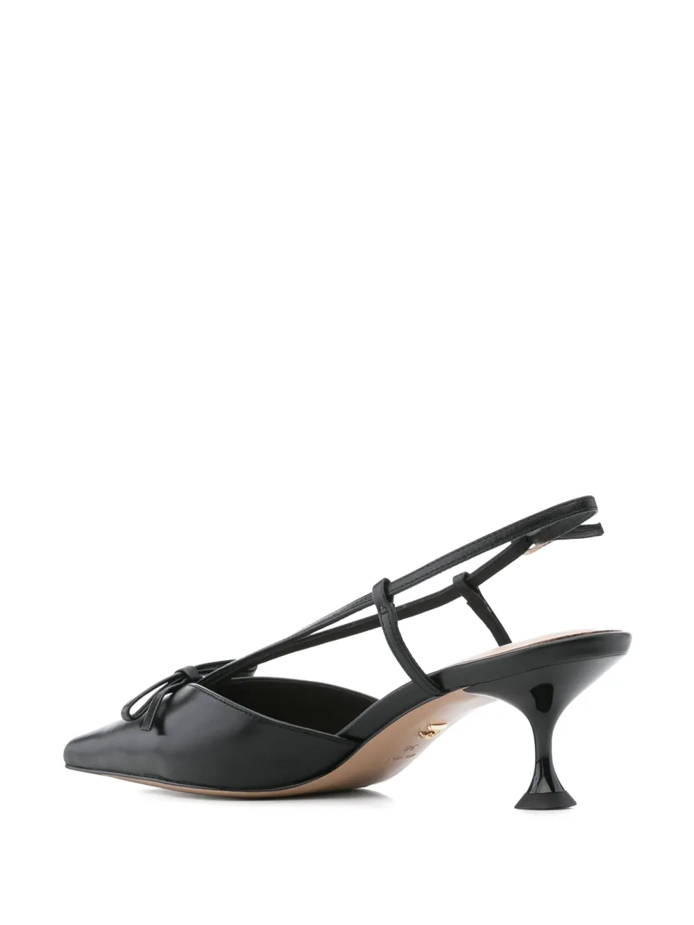 Lola Cruz 55mm Satina pumps Black