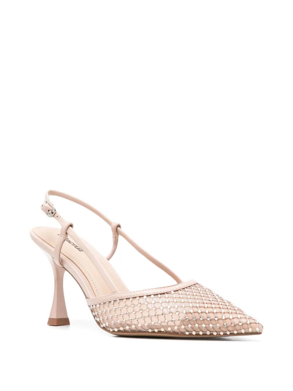 Lola Cruz 95mm Carmen slingback pumps Pink