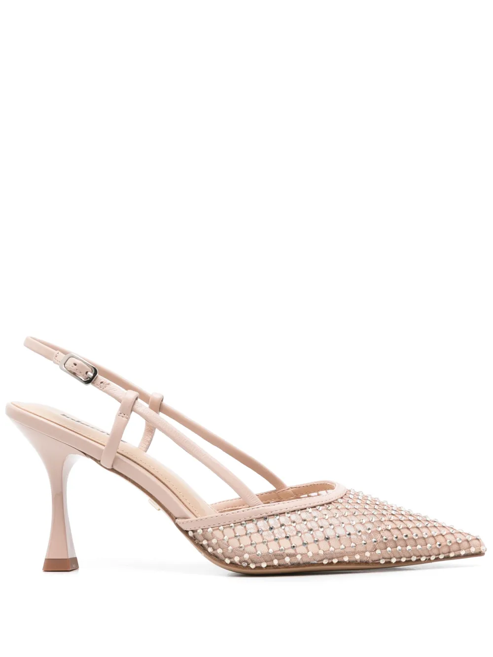 Lola Cruz 95mm Carmen slingback pumps Pink