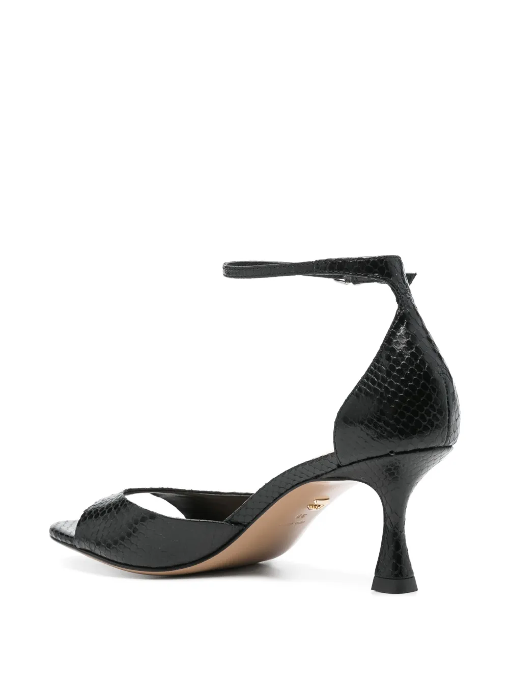 Lola Cruz 70mm Petrina sandals Black