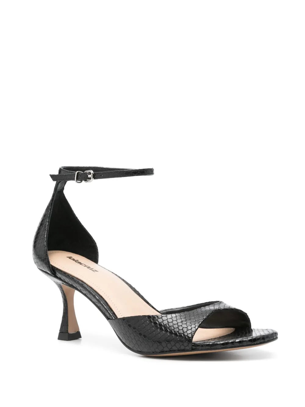 Lola Cruz 70mm Petrina sandals - Zwart