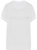 Patrizia Pepe appliqué logo T-shirt - Grey