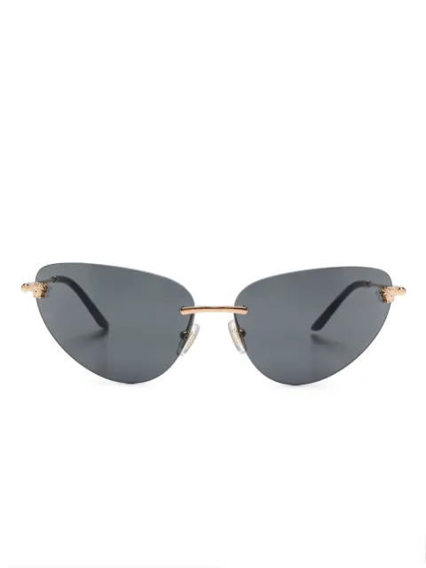 Versace Eyewear نظارة شمس بإطار هندسي