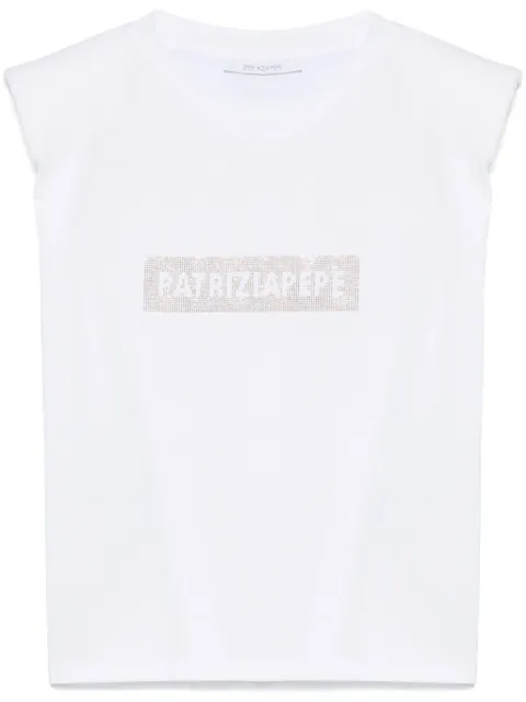 Patrizia Pepe logo appliqué tank top