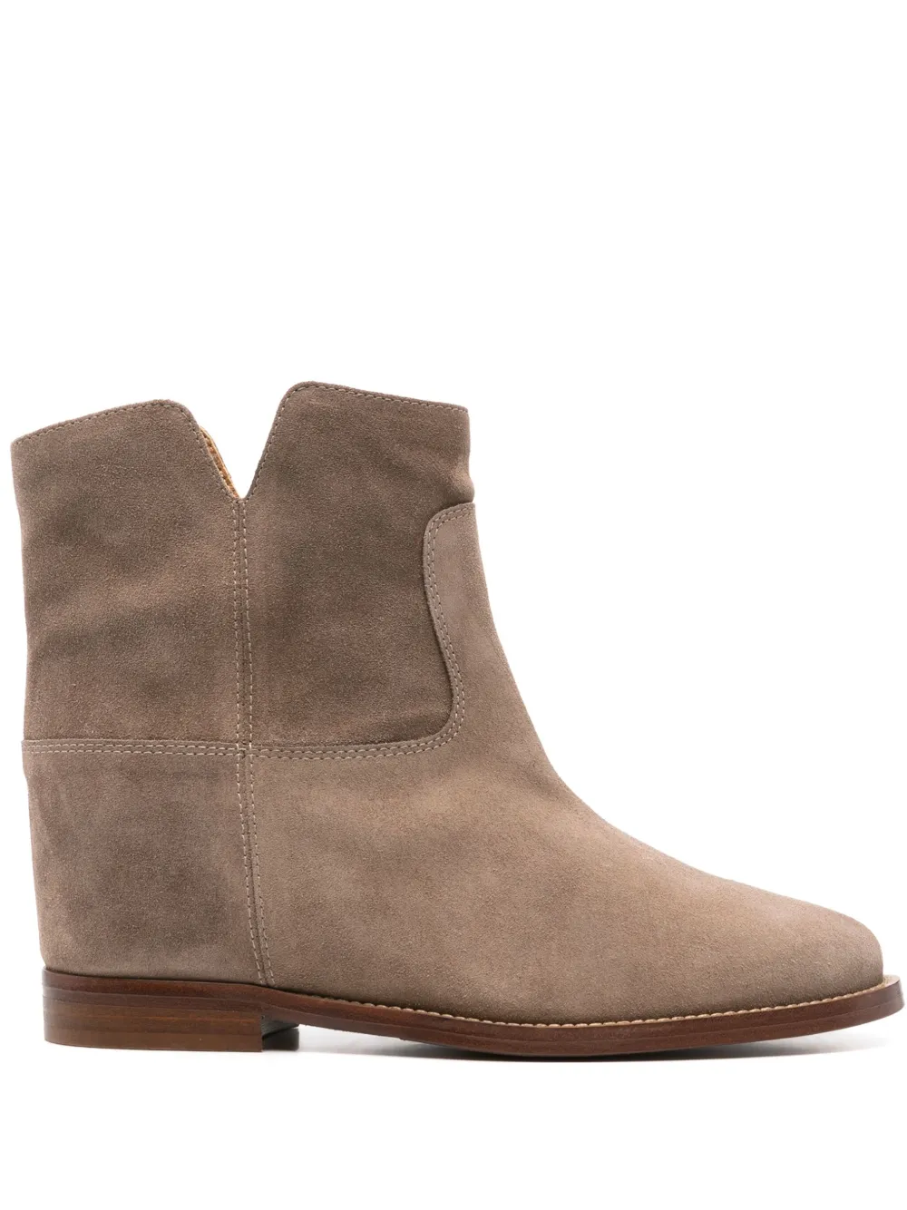 Via Roma 15 suede ankle boots Brown