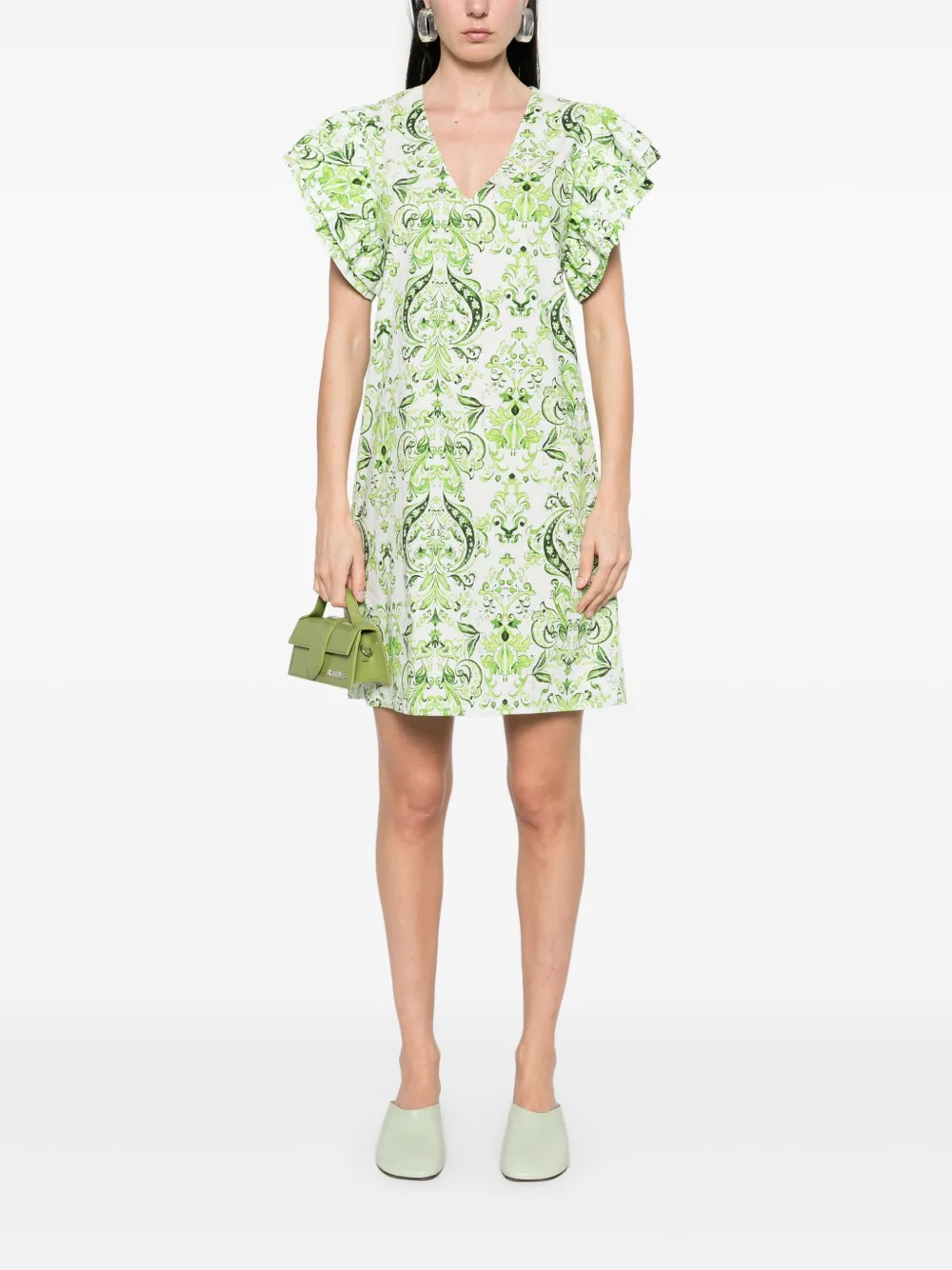 LIU JO Mini-jurk met paisley-print - Groen