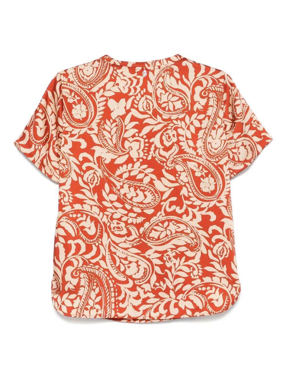 LIU JO T-shirt met paisley-print - Oranje