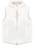 Herno padded gilet - White
