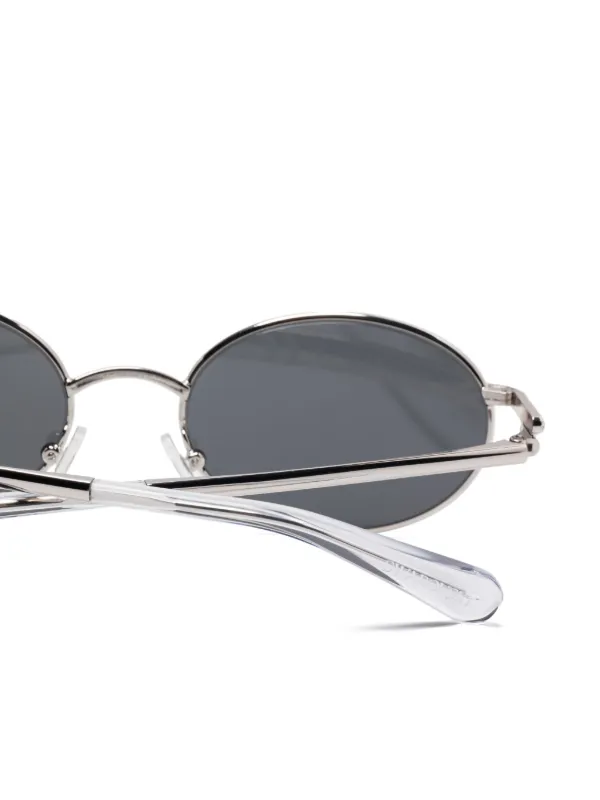 Swarovski Eyewear oval-frame Sunglasses | Grey | FARFETCH BN display picture 2