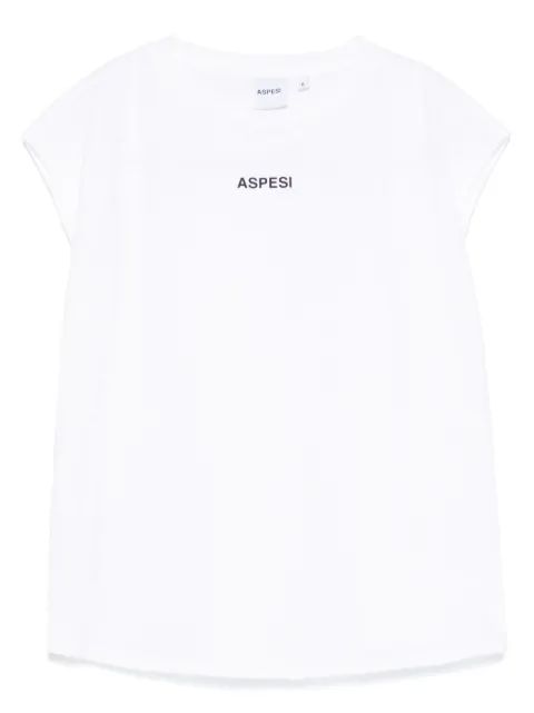 Aspesi Kids playera con logo estampado