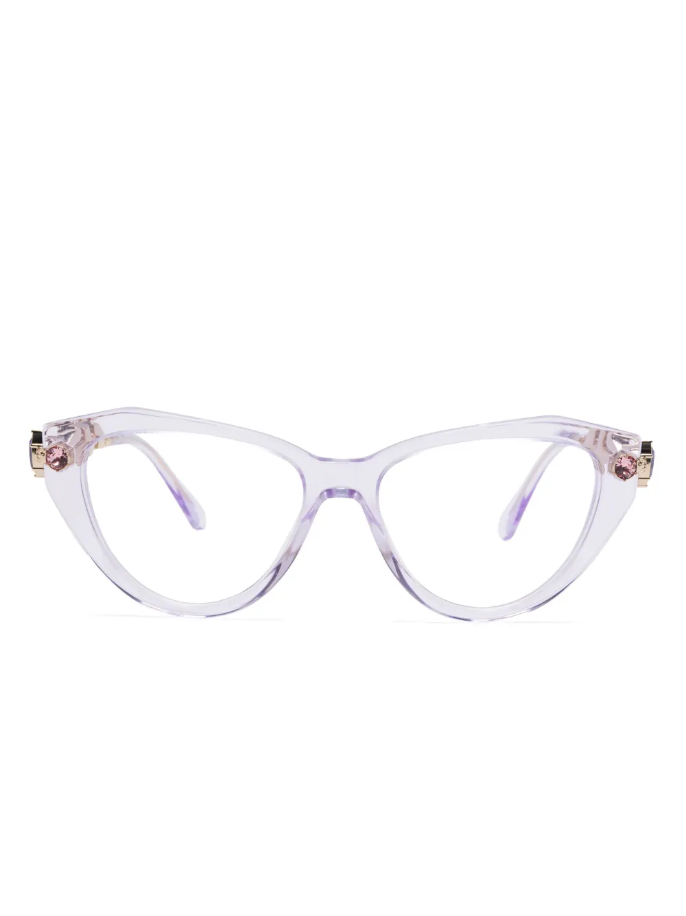 Swarovski Semi-transparente Brille - Violett