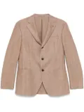 LUIGI BIANCHI MANTOVA herringbone blazer - Brown