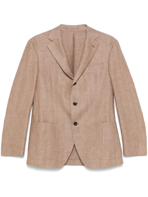 LUIGI BIANCHI MANTOVA herringbone blazer