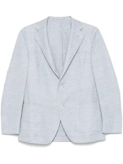 LUIGI BIANCHI MANTOVA blazer con motivo de espiga