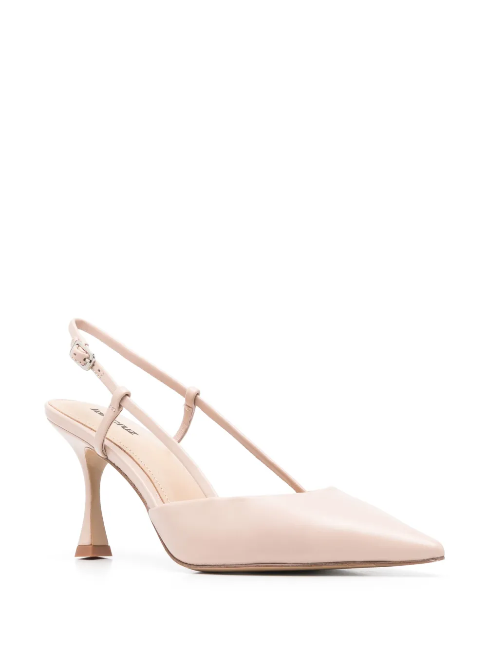 Lola Cruz 75mm Carmen slingback pumps - Roze