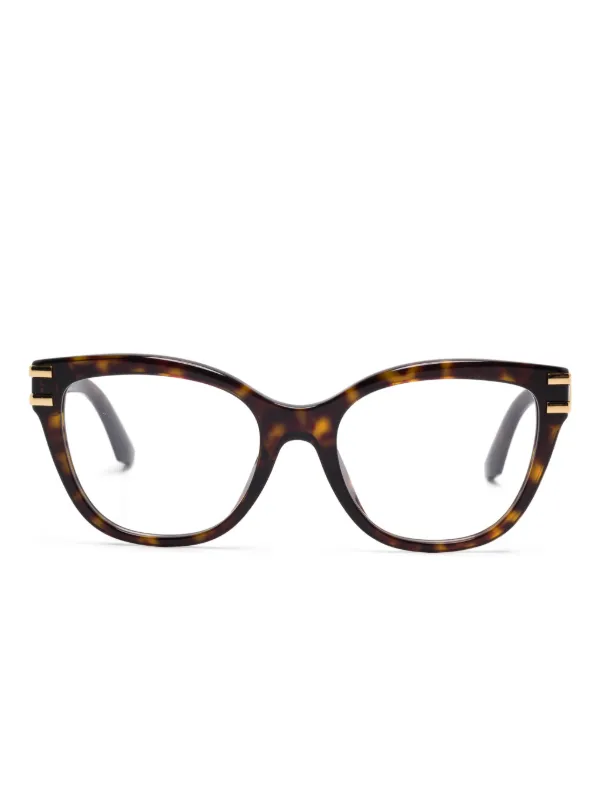 Dolce & Gabbana Tortoiseshell Cat-Eye Glasses Frames Dolce & Gabbana DG3377 Tortoise Prescription Eyeglasses main image 4
