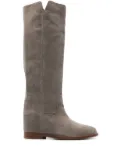 Via Roma 15 1586 suede boots - Grey