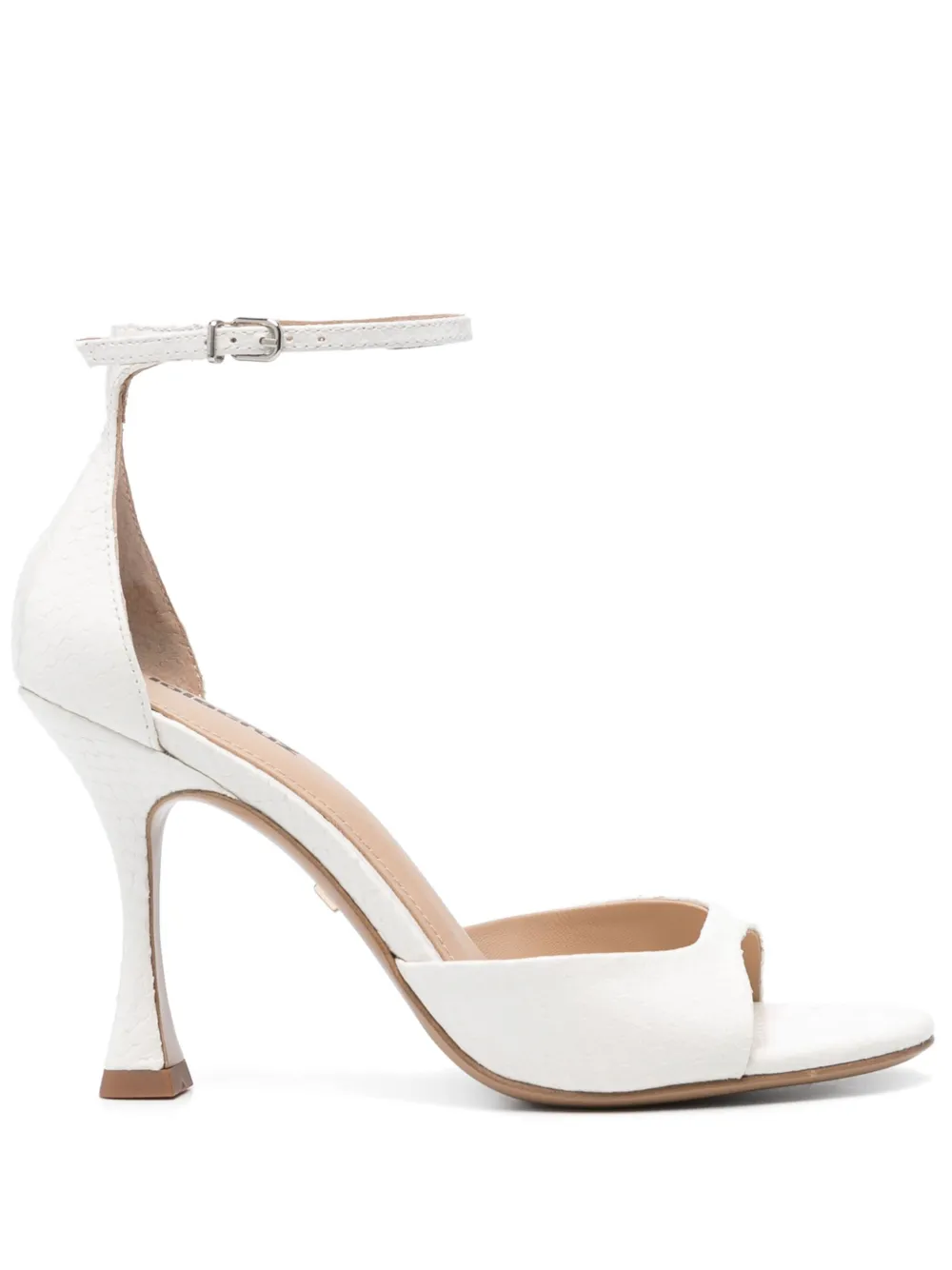 Lola Cruz 100mm Kumala sandals White