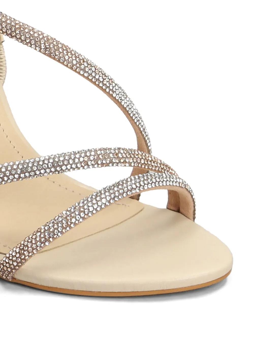 Werner 100mm crystal-embellished sandals Pink