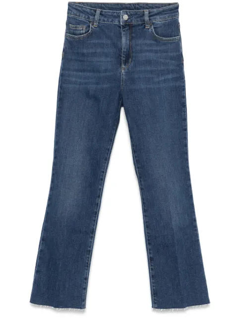 LIU JO jeans bootcut con tiro alto