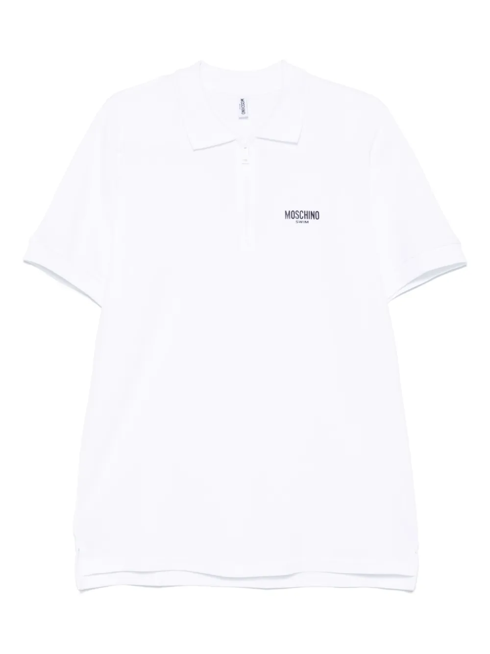logo-print polo shirt