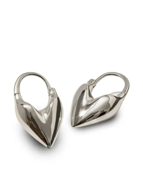 Otiumberg heart-motif hoop earrings