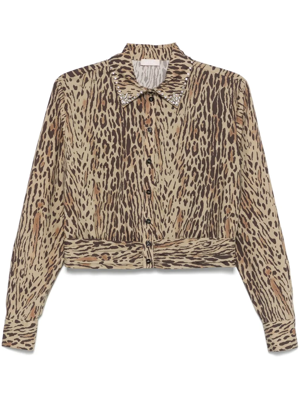 leopard-print shirt