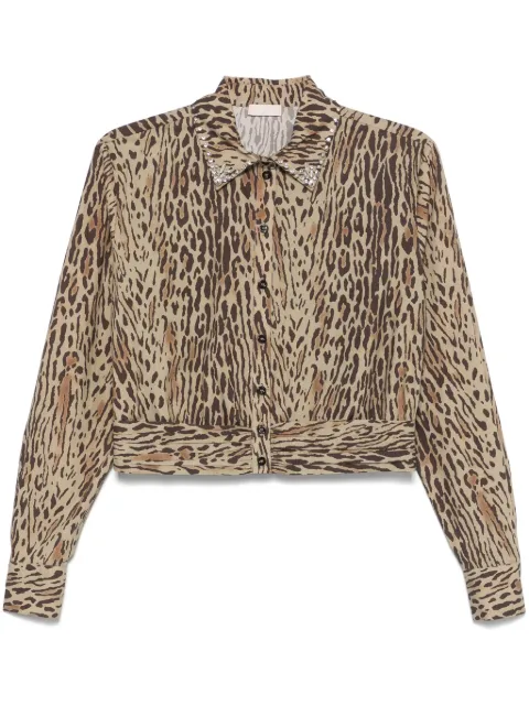 LIU JO leopard-print shirt