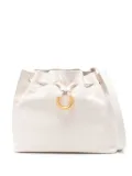 Coccinelle leather bucket bag - White