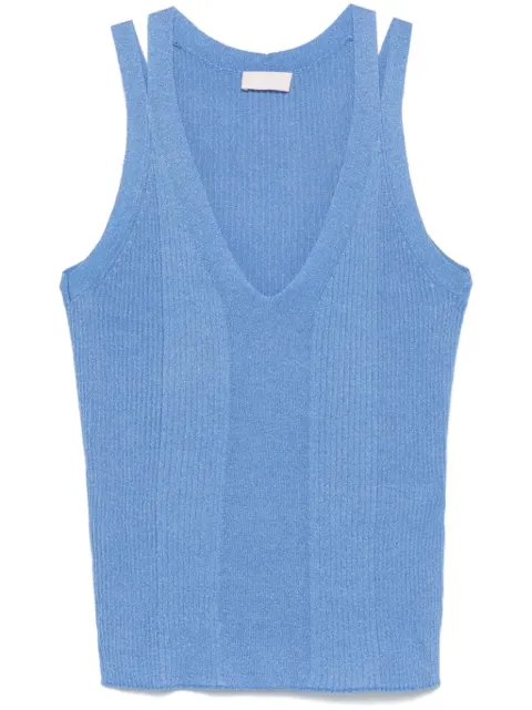 LIU JO top tejido de Lurex®