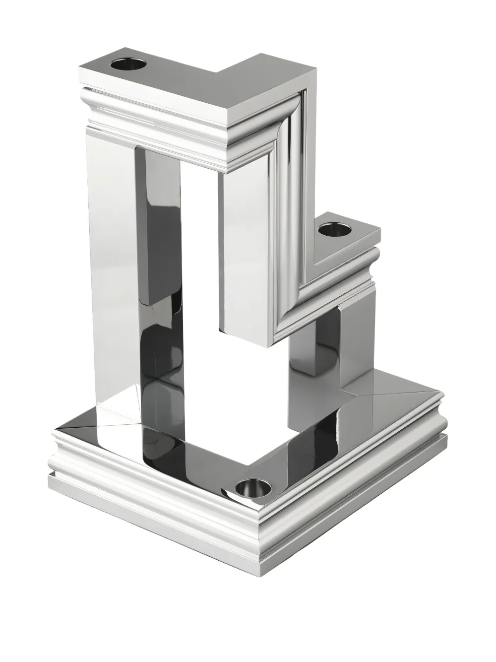 Christofle Perspectives three-light candelabra | Candle Holders | Image 2