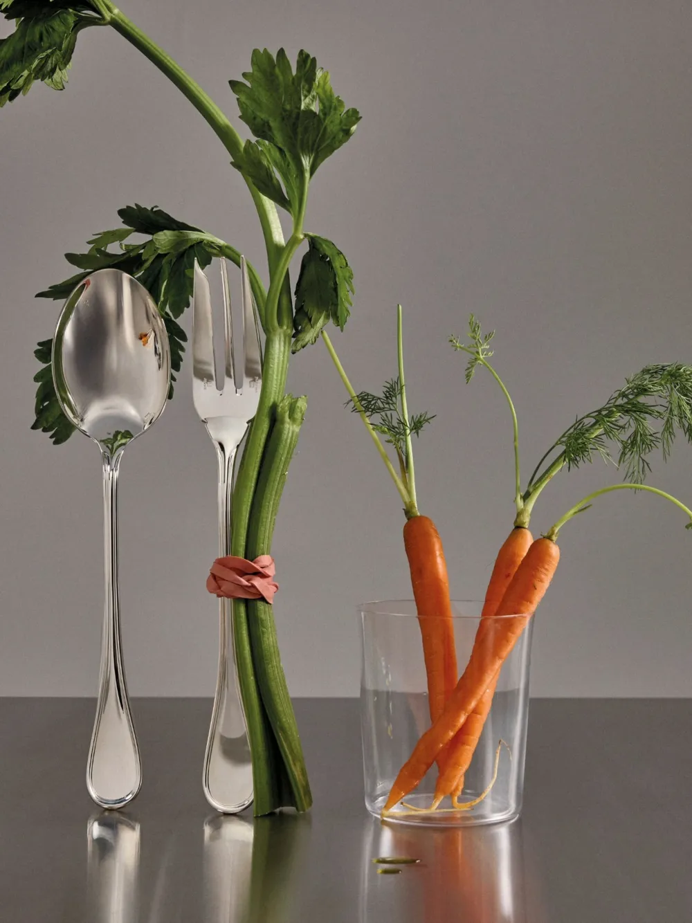 Christofle Albi Serving Pieces (set Of Two) In Silver
