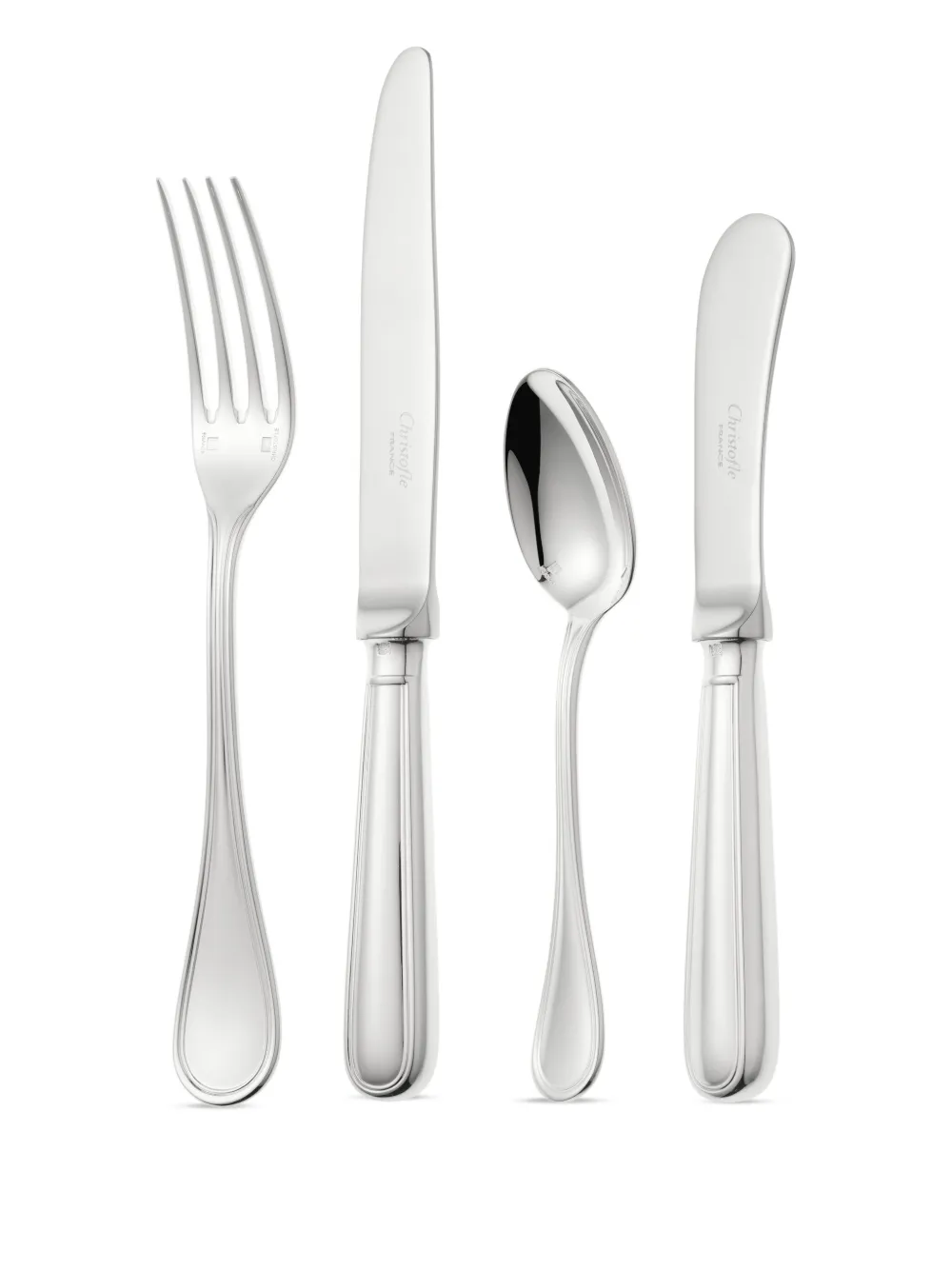 Christofle Albi Breakfast Duo 7-piece set (2-person setting) | Silver | Image 1