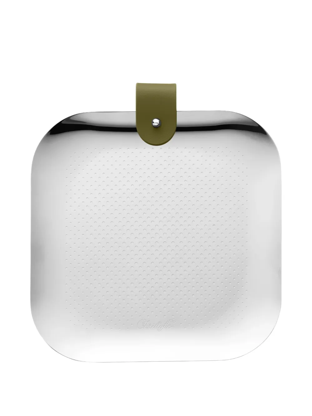 Christofle Club Square Serving Tray In Silber