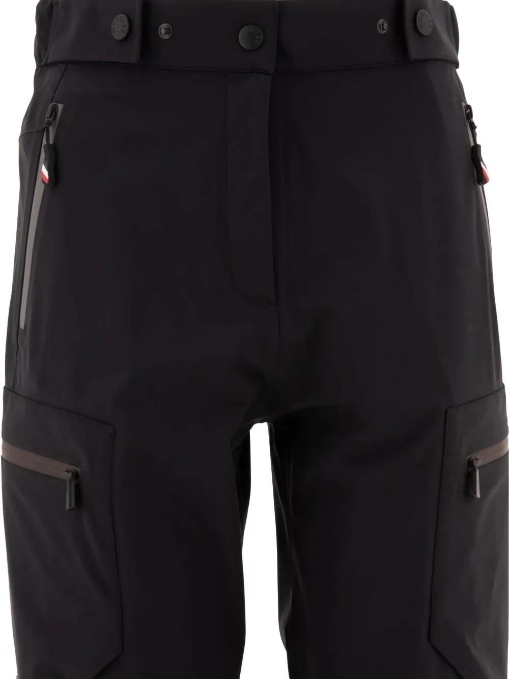 Moncler Track Pants In Tech Fabric In Black