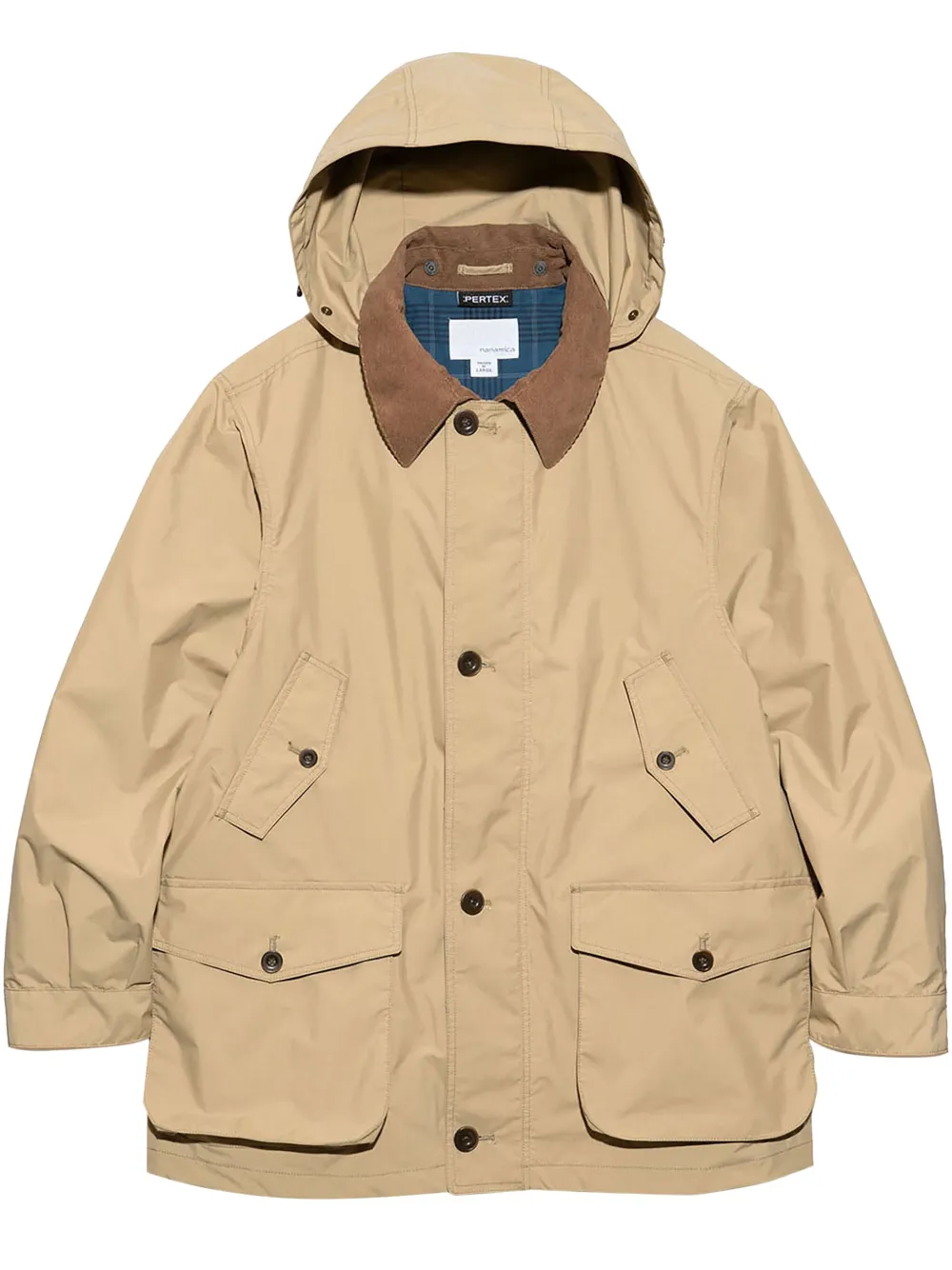 Nanamica 2L Pertex coat | Neutrals | Image 1
