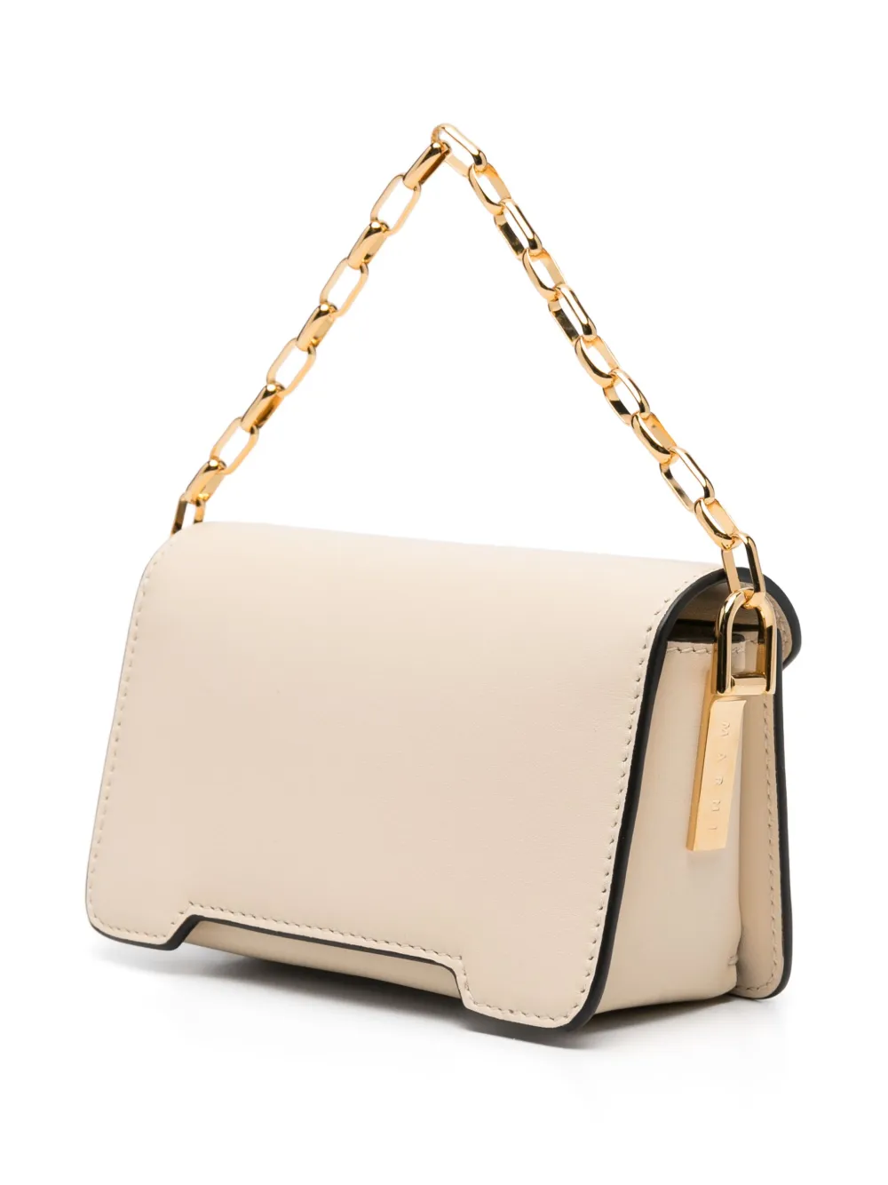 Marni Trunkaroo kleine tas Beige