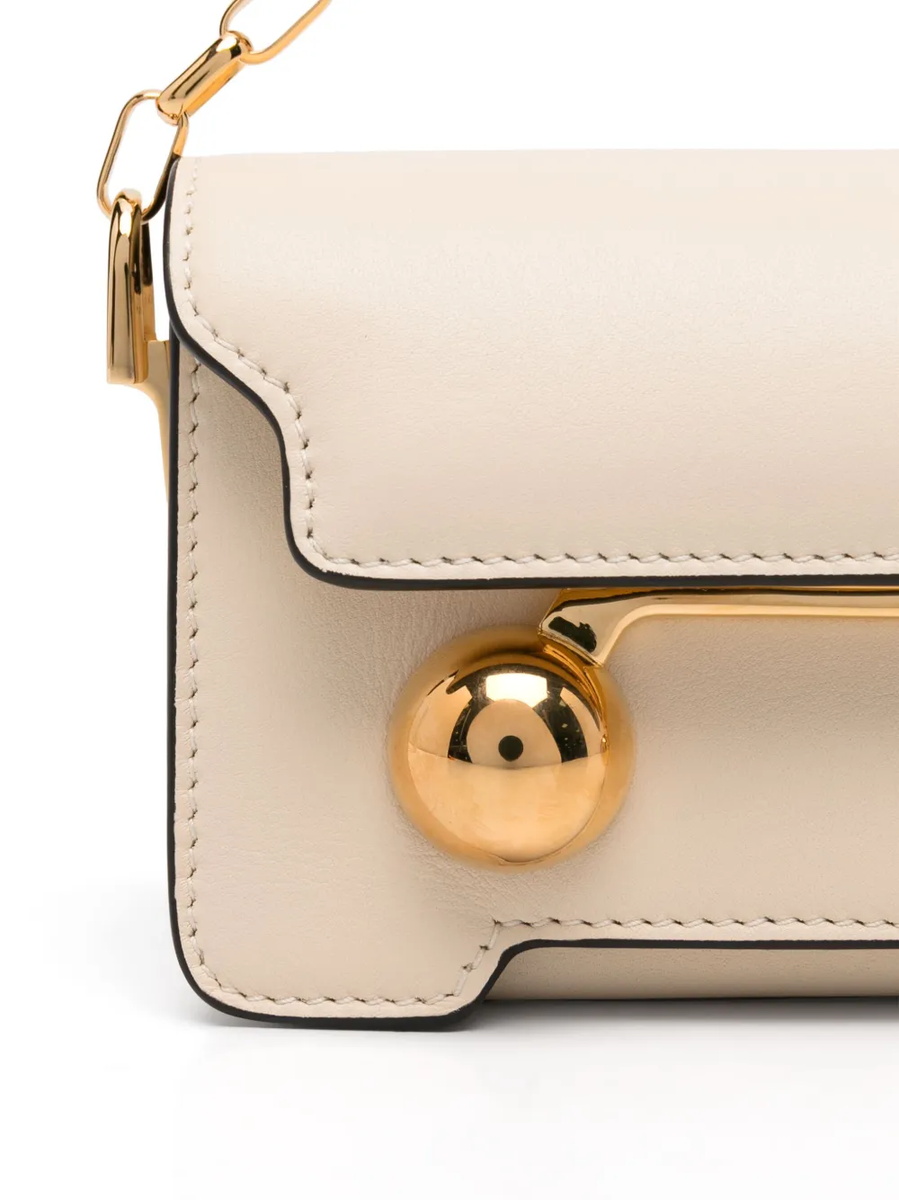 Marni Trunkaroo kleine tas Beige