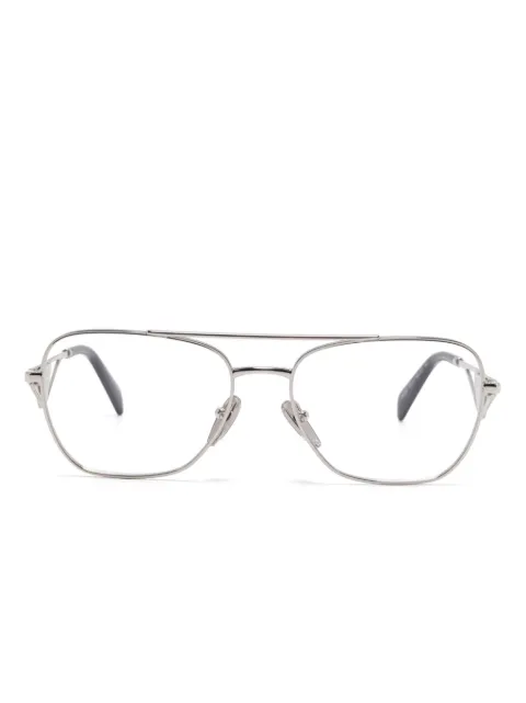 Prada Eyewear triangle-logo glasses