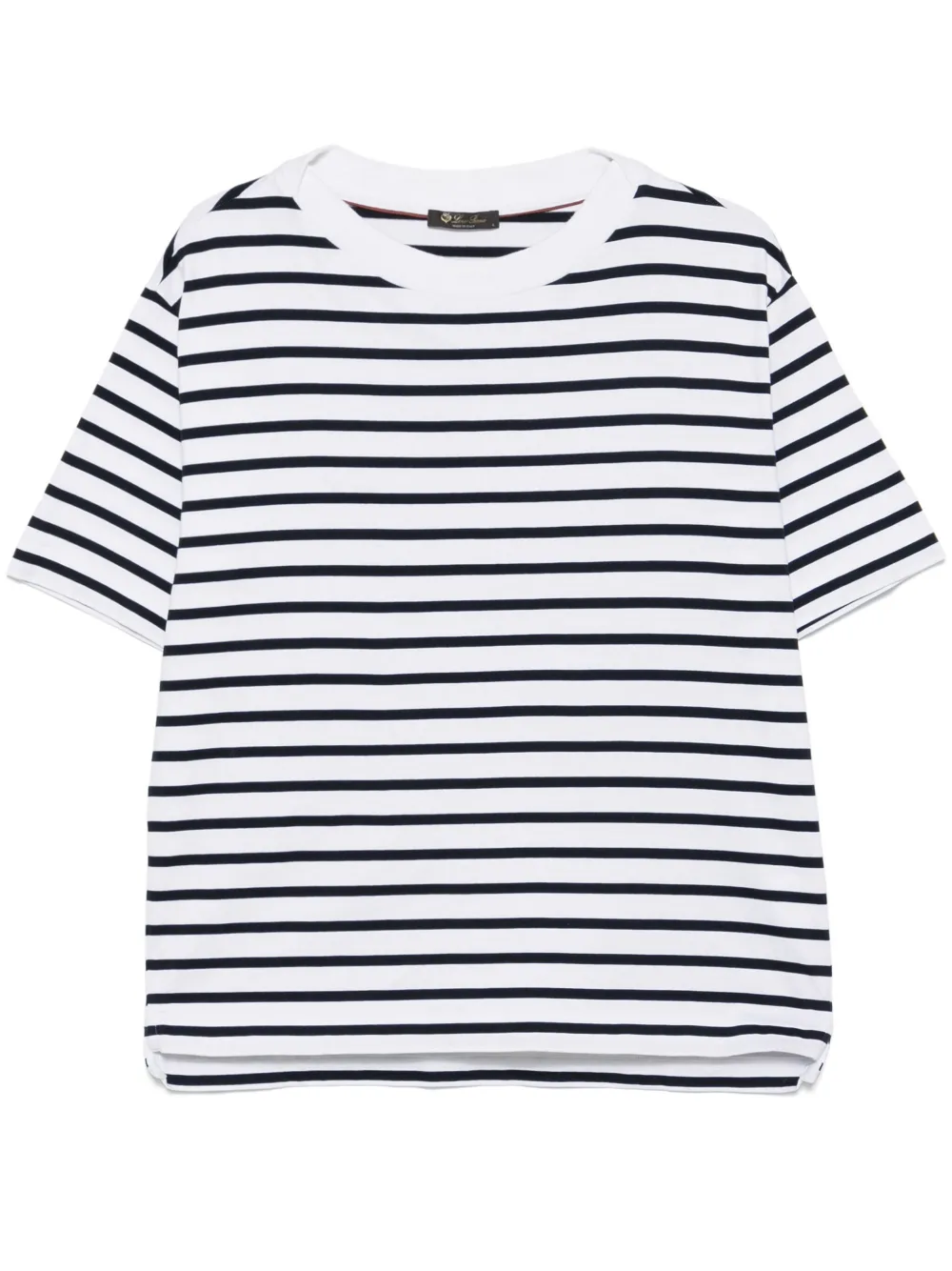 striped cotton T-shirt