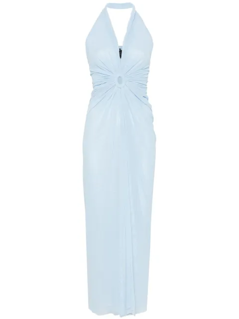 Fisico mesh maxi dress