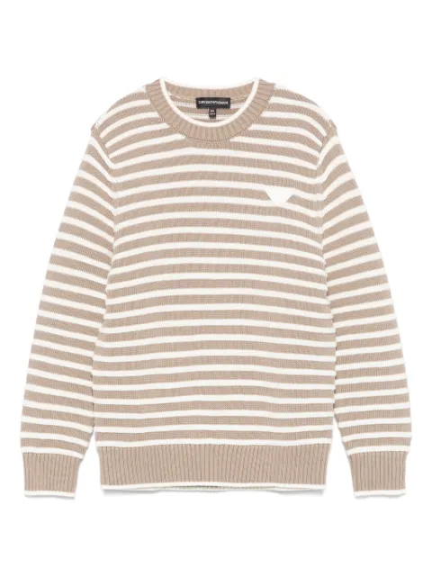 Emporio Armani Kids striped sweater