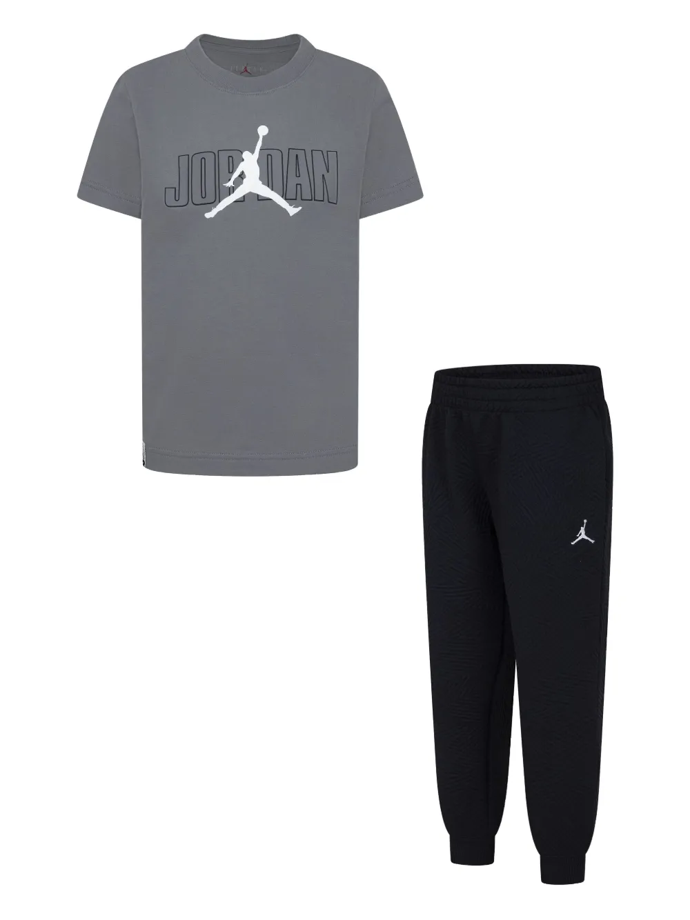 Jordan Kids Conjunto com calça com logo | Preto | Image 1